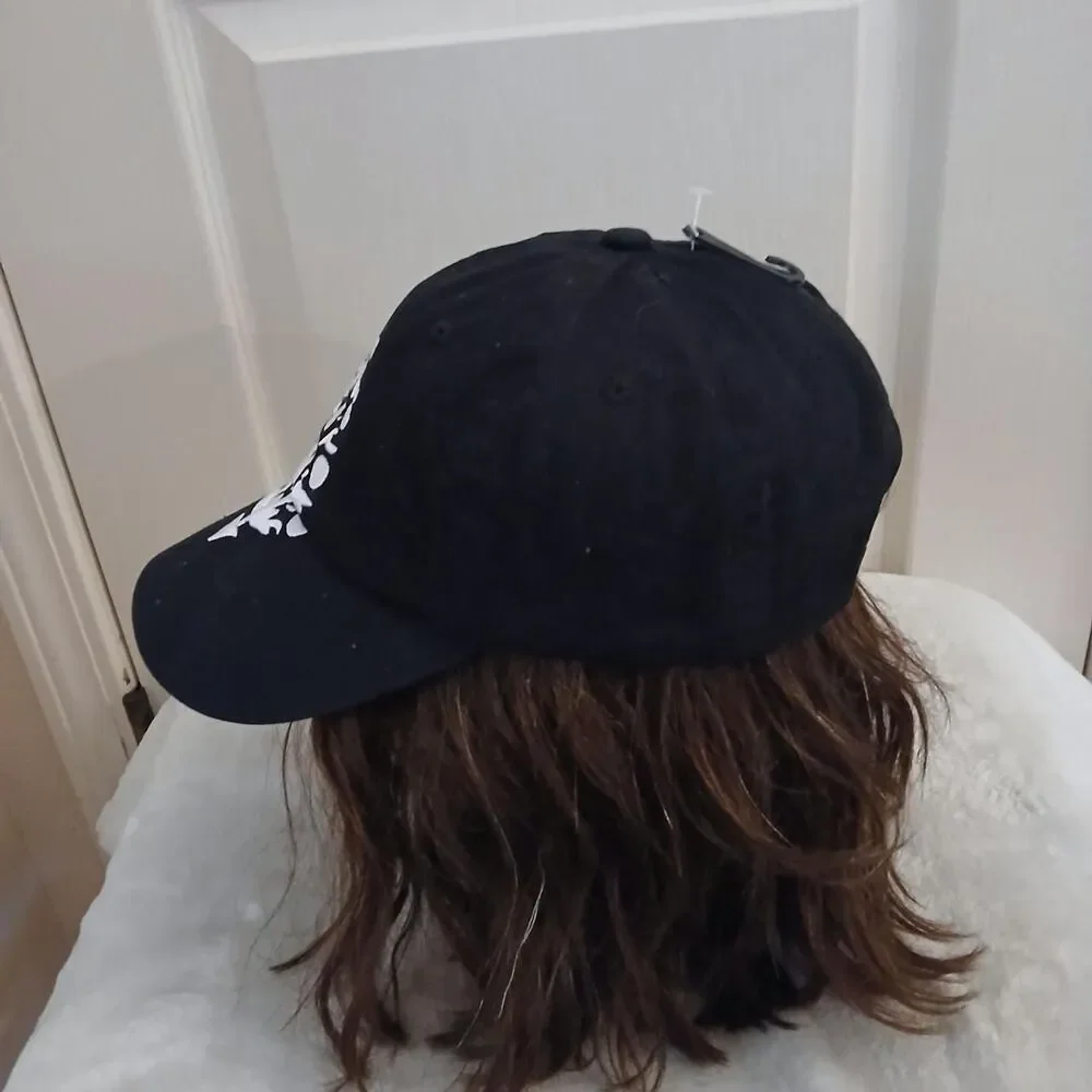NWT Free People FP Movement Blooming Buti Baseball Cap Black Minimalist Classic